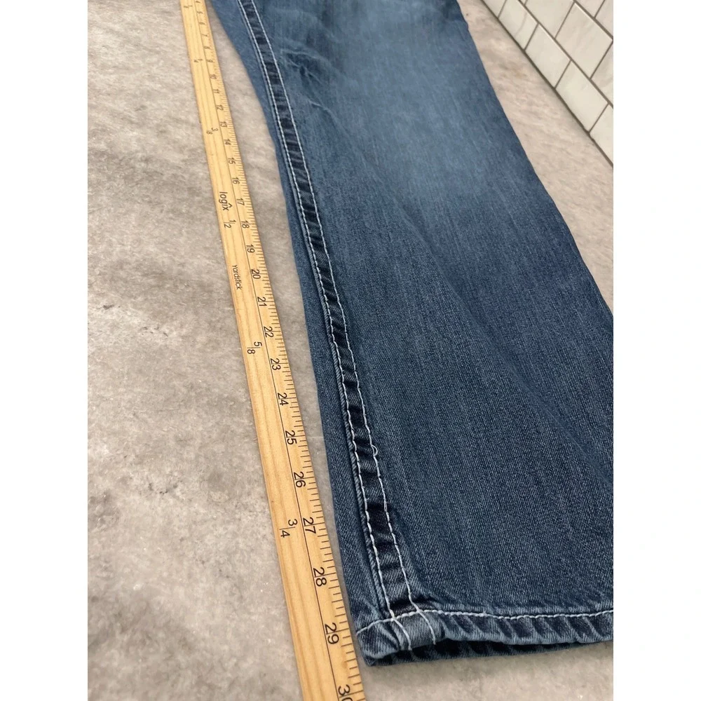 Ariat Boot Jean Men 42 Blue M4 Coltrane Relaxed Fit Western Denim Inseam 30